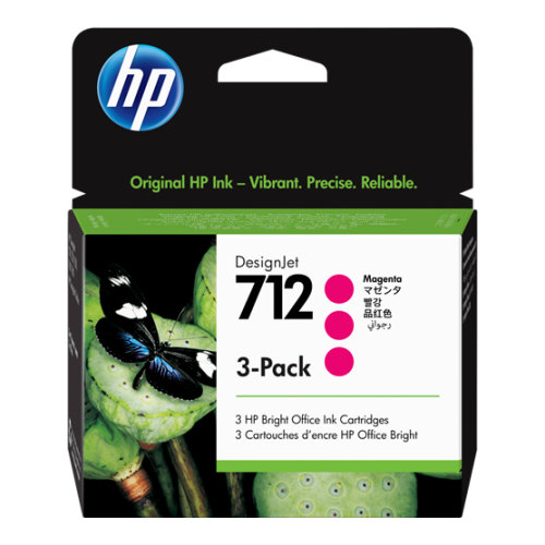 Cartucce HP 712 TRIPACK MAGENTA 3ED78A