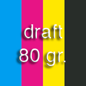 CARTA PLOTTER OPACA 80gr DRAFT 84.1x100mt 9023B249